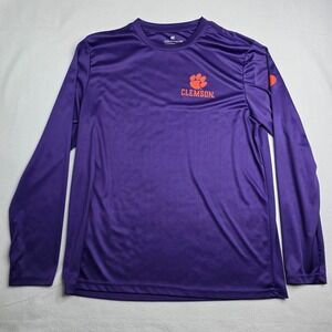 Clemson Tigers Colosseum Purple Long Sleeve T-Shirt NCAA Mens XXL College sports